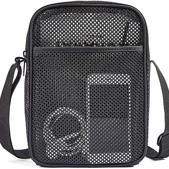 Purse Bag,See Through Mesh Crossbody Bag for Men & Women,Mesh shoulder Tote - Picture 1 of 5